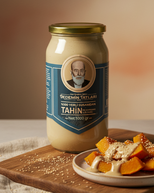 %100 Yerli Susamdan Çiğ Tahin - 1000gr