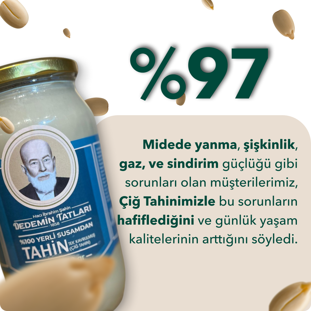 %100 Yerli Susamdan Organik Çiğ Tahin - 660 gr