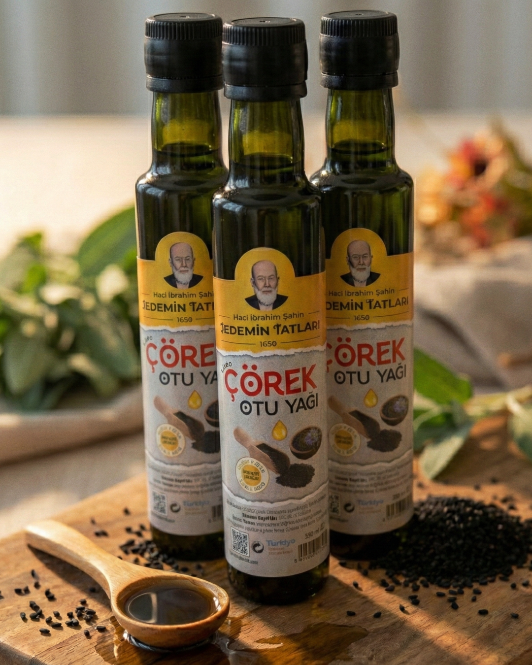 %100 Çörek Otu Yağı 3'lü Paket