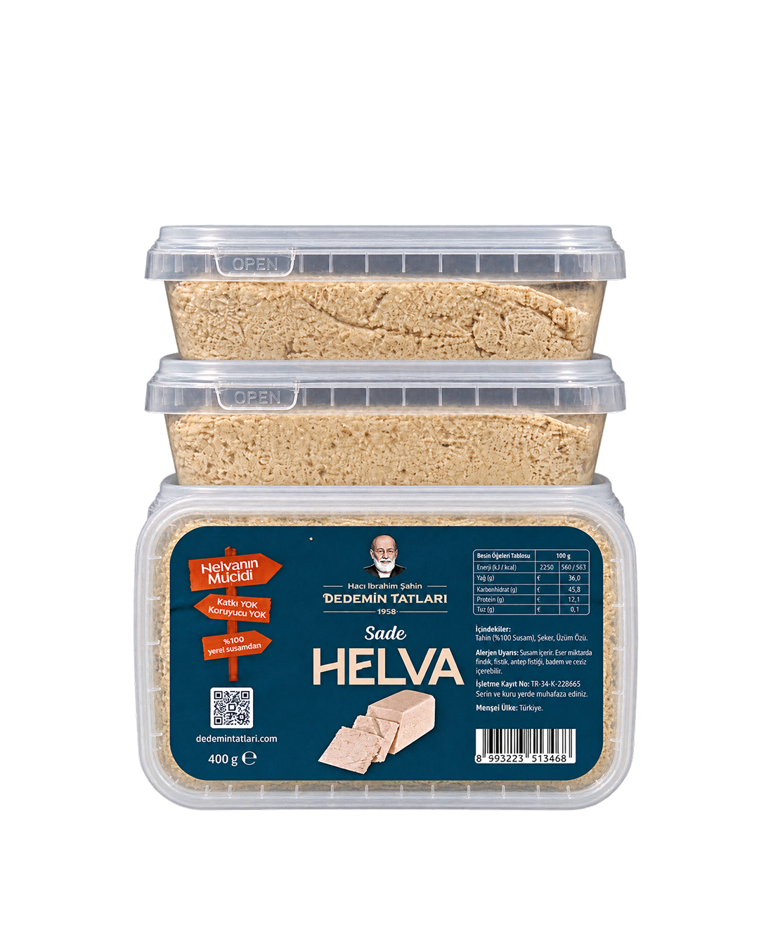 Sade Tahin Helvası - 400gr 3'lü Paket
