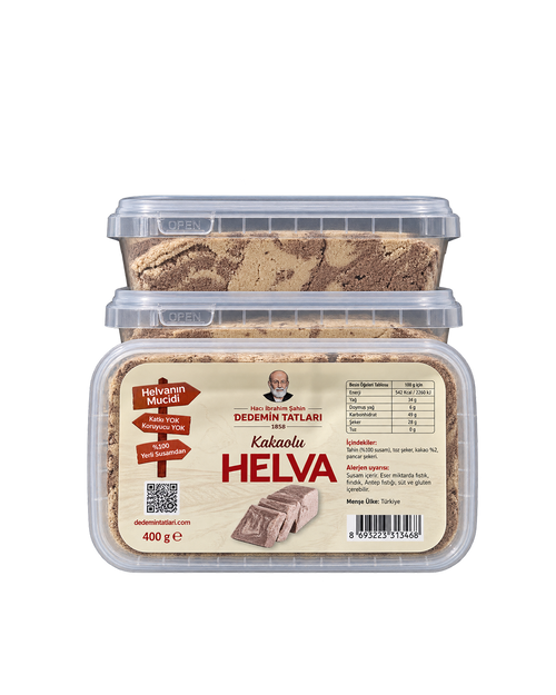 Kakaolu Tahin Helvası - 400gr 3'lü Paket