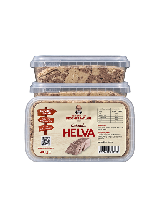 Kakaolu Tahin Helvası - 400gr 3'lü Paket