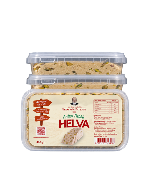 Antep Fıstıklı Tahin Helvası - 400gr 3'lü Paket