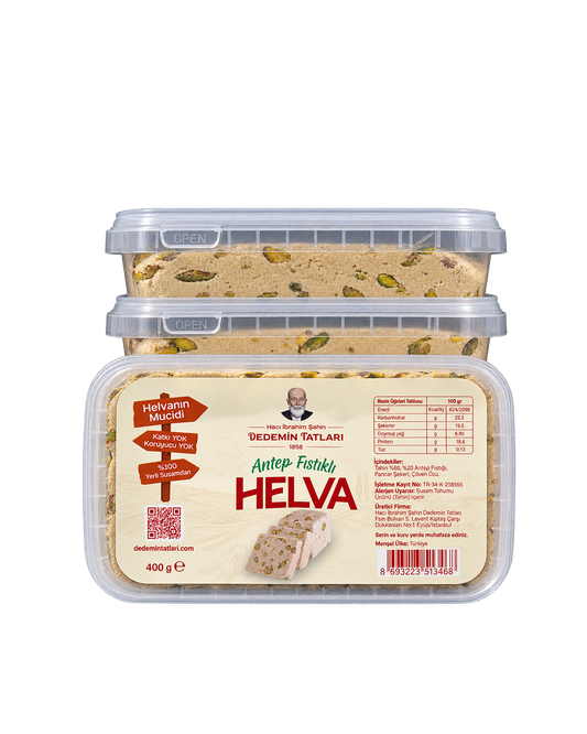 Antep Fıstıklı Tahin Helvası - 400gr 3'lü Paket